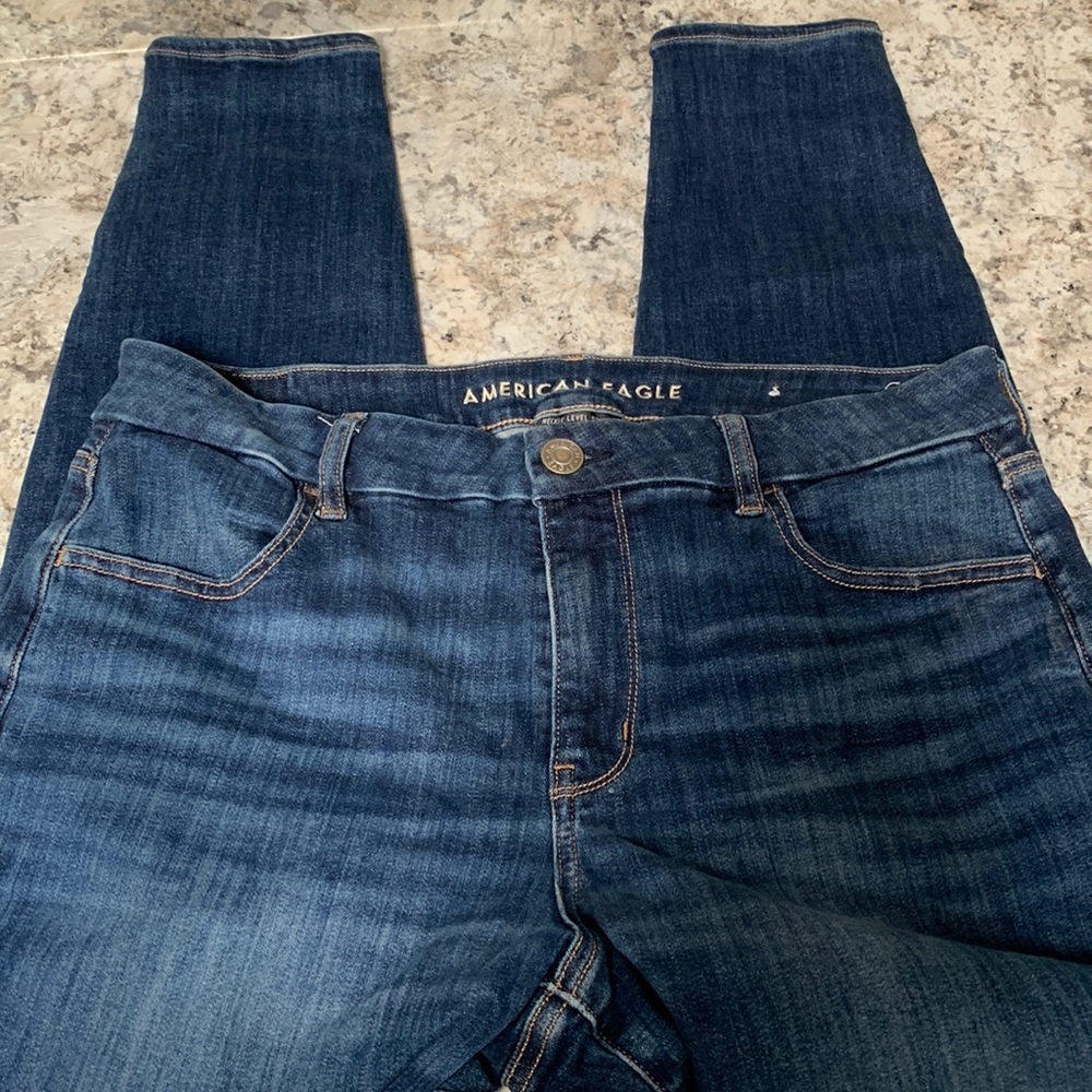 American Eagle Next Level Stretch Curvy Jegging Jeans size 14